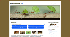 Desktop Screenshot of hormigapedia.com